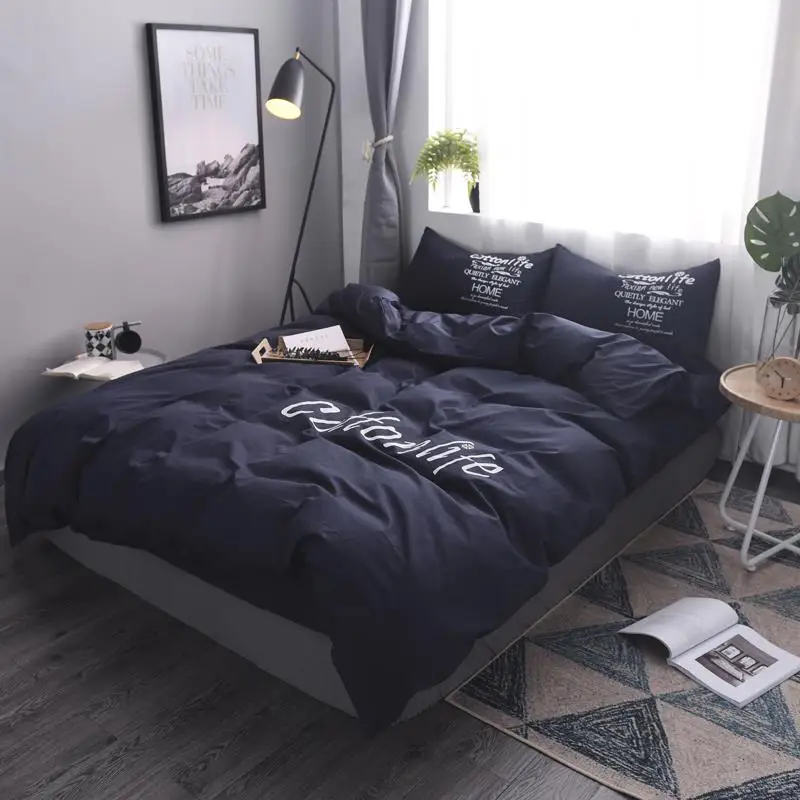 

Parure Linge Lit Fundas Nordicas Individual Beddengoed Cotton Linen Bed Ropa De Cama Sheet And Quilt Bedding Set