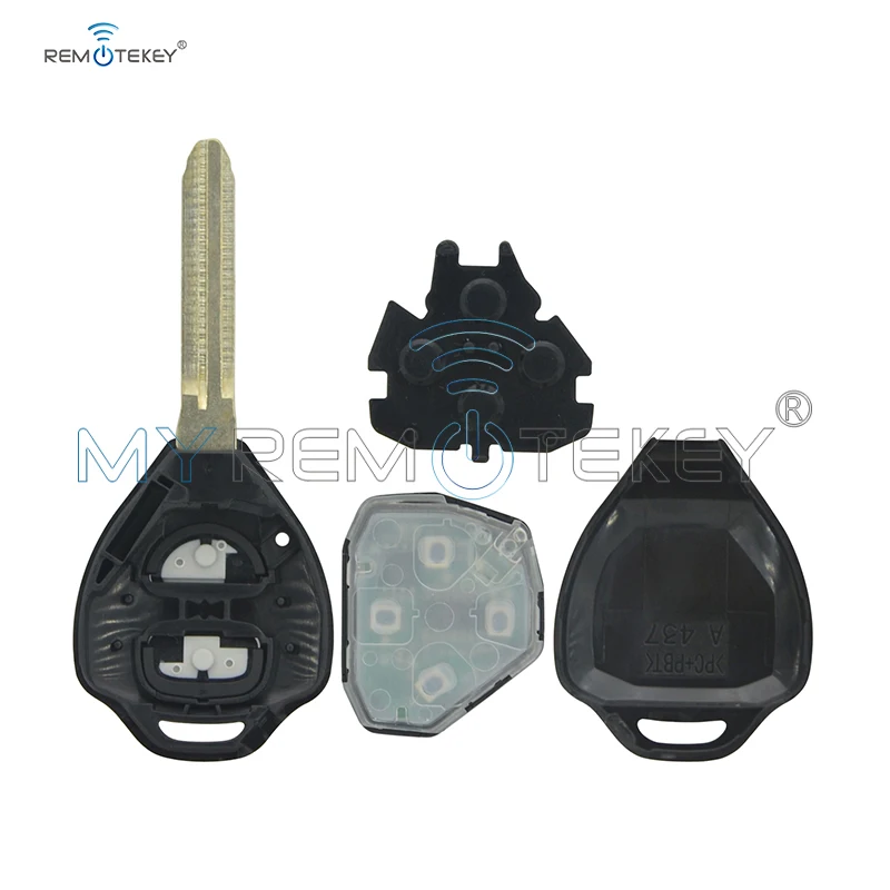 Новый дистанционный ключ Remtekey с 2 кнопками 434 МГц для Toyota 2006 2011 Hilux Vigo чипом 4d67