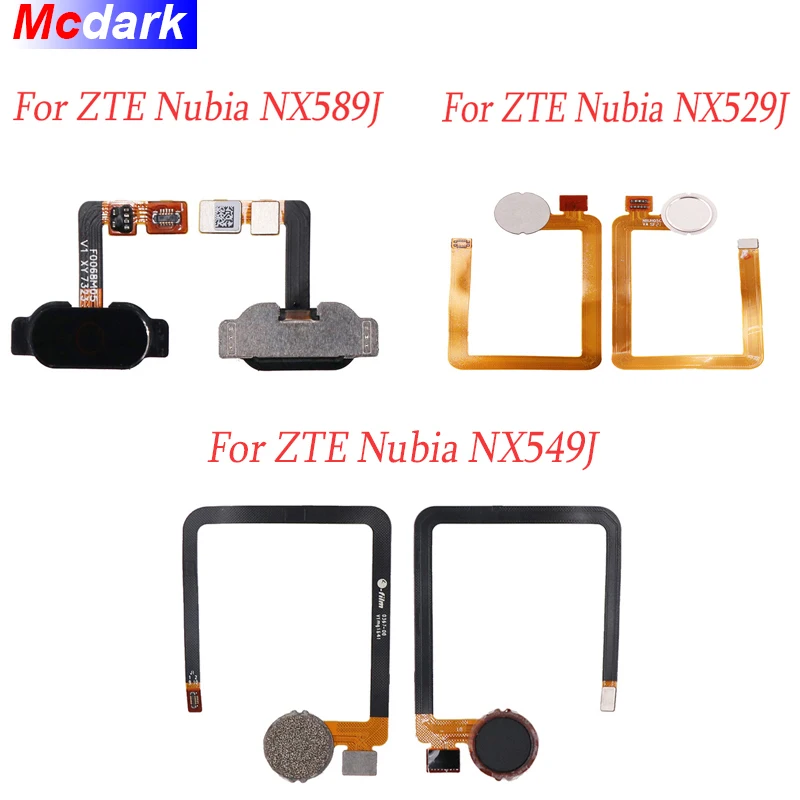 

Mcdark For ZTE Nubia Z11 mini NX529J Z11 Minis NX549J Z17 Minis NX589J Sensor Fingerprint Home Button Menu Return Key Flex Cable