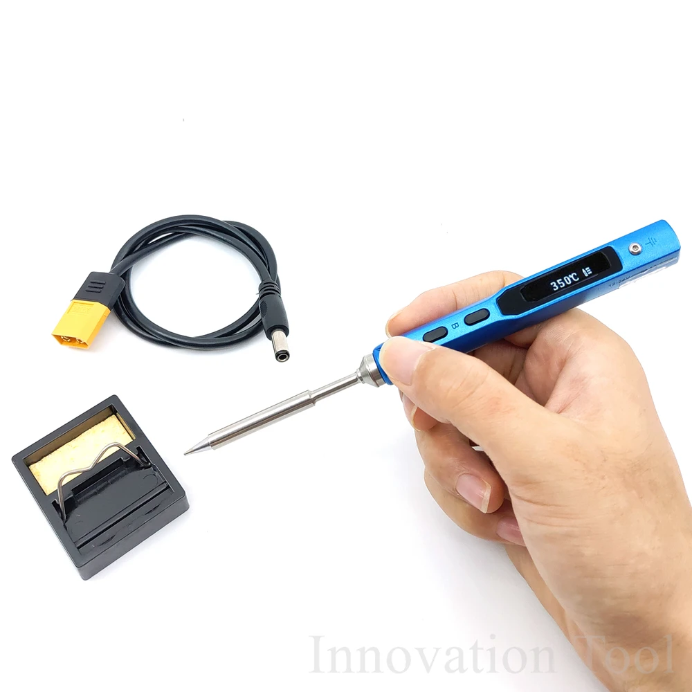 Программируемый Электрический паяльник TS100 65 Вт цифровой дисплей OLED с