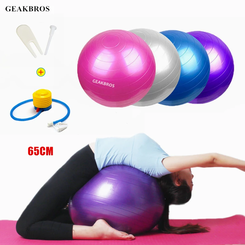 65cm Yoga Balls Sports Fitness Balls Bola Pilates Gym Balance Sport