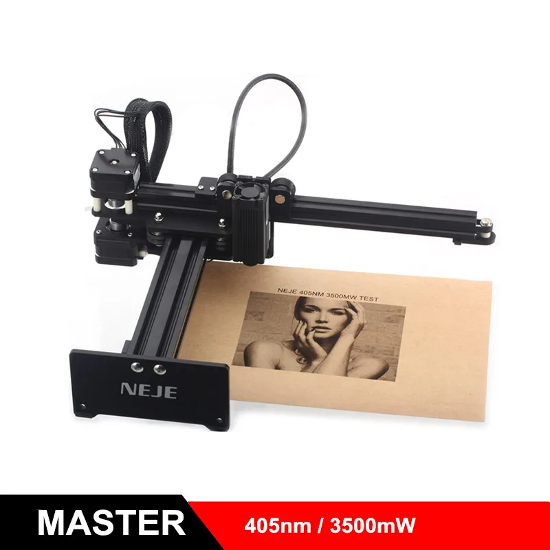 

2019 NEJE MASTER 3500mW 405nm Laser Engraving Machine DIY Laser Engraver Wood Cutting Machine 3D Printer Support Windows IOS