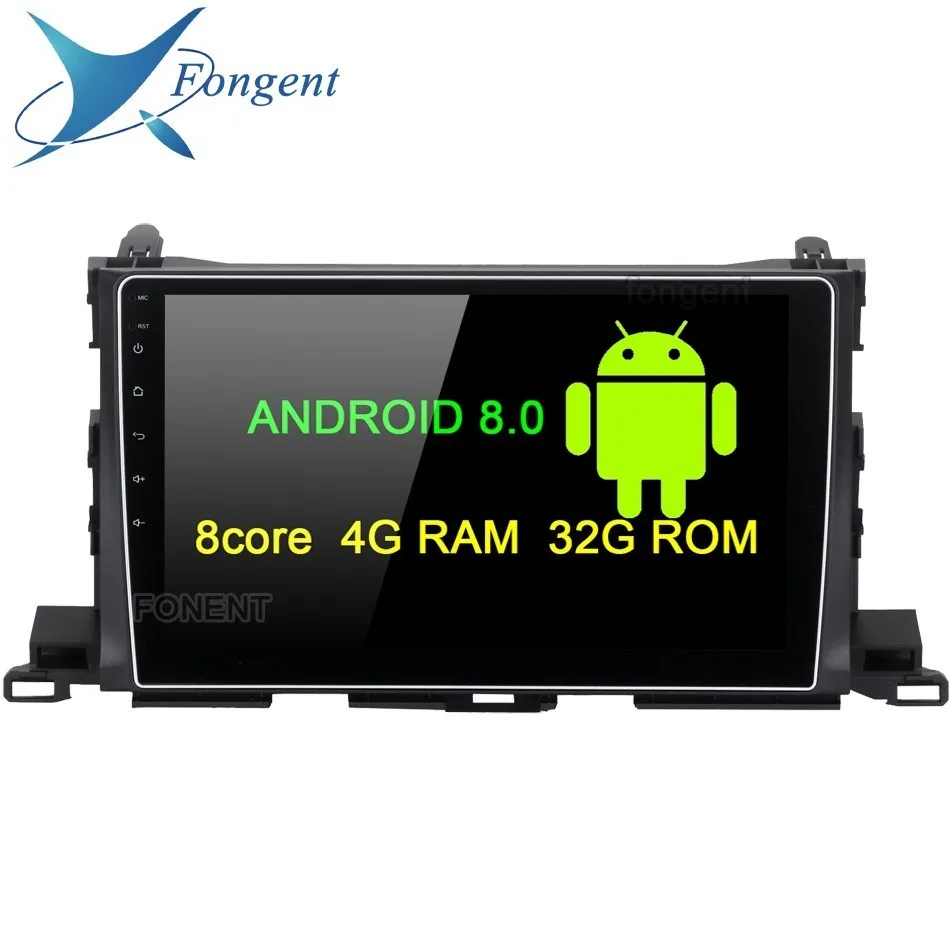

Android 8.0 Radio Multimedia Player For Toyota Highlander 2015 2016 2017 Highlander Car GPS Navigator PX5 Stereo Audio Unit PC