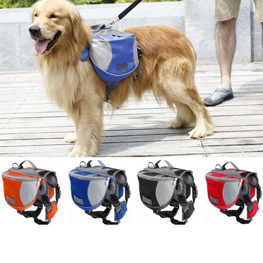 Полиэфирные сумки для собак, сумки для собак, походный Рюкзак Для Путешествий, Походов, седельная сумка для маленьких, средних и больших собак, уличные сумки для переноски