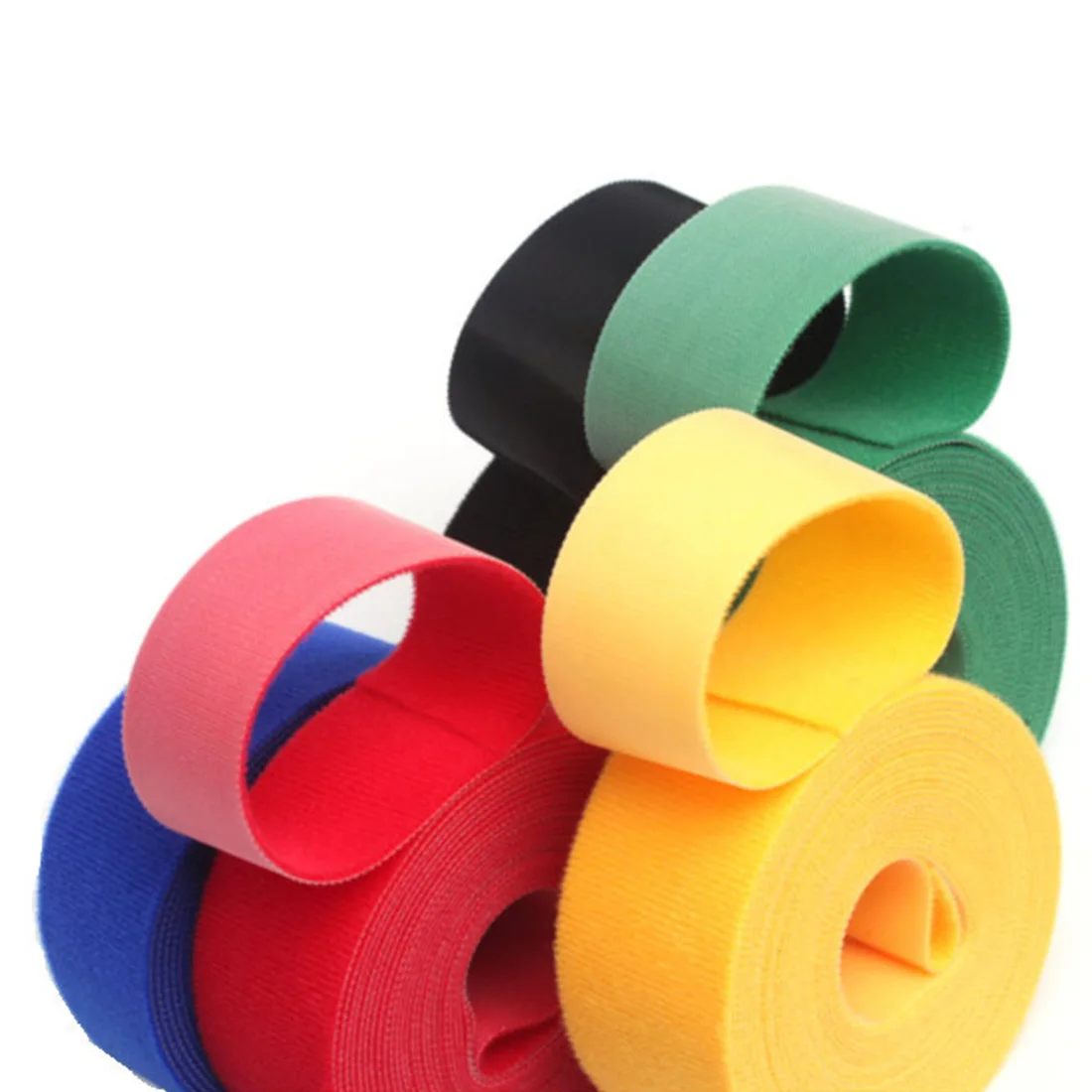 

1pcs Hook&loop Nylon Fastening Tape Magic Tape Strap Width 10 mm Cable Tie 5 Meters Injection Hook