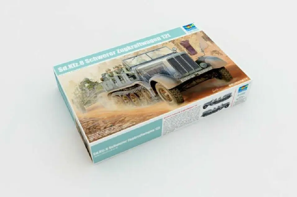 Trumpeter 1/35 01583 немецкий SdKfz 8 12-тонный тяжелый полутрек | Игрушки и хобби