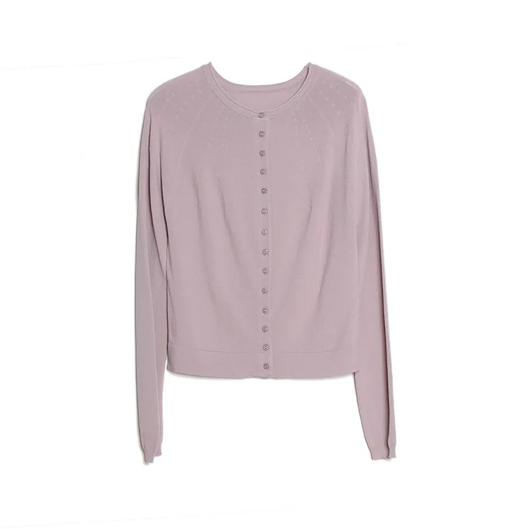 2019 New Sweater Women Za Simple Style Cardigan Knitted Sweater Coat Long Sleeve Female Casual O-Neck Woman Tops Femme