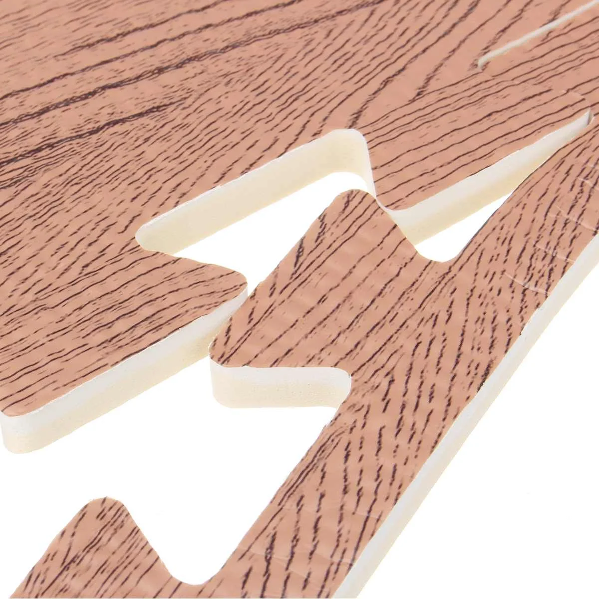 1 шт. 31x31x1 см EVA Foam Brown Легкая очистка имитация дерева детские игровые коврики