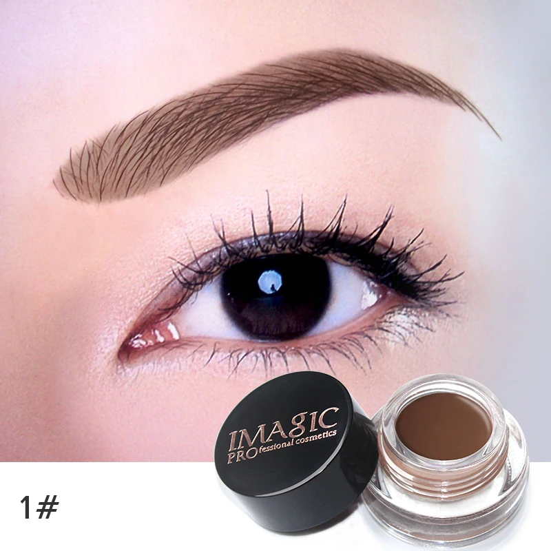 IMAGIC Hot NEW Professional Eyebrow Gel 6 Colors High Brow Tint Makeup Brown With Brush Tools | Красота и здоровье