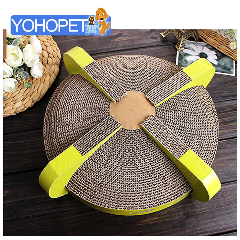 

Brand new Pet Cat Toy Corrugated board scratcher cat toys Scratch Pads For Cats cute fish pattern Best Scratching Posts For Cats