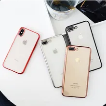 Роскошный прозрачный мягкий ТПУ чехол s для iPhone XR 8 8Plus 7 7Plus 6 6s Plus прозрачное покрытие блестящий чехол для iPhone X XS MAX чехол