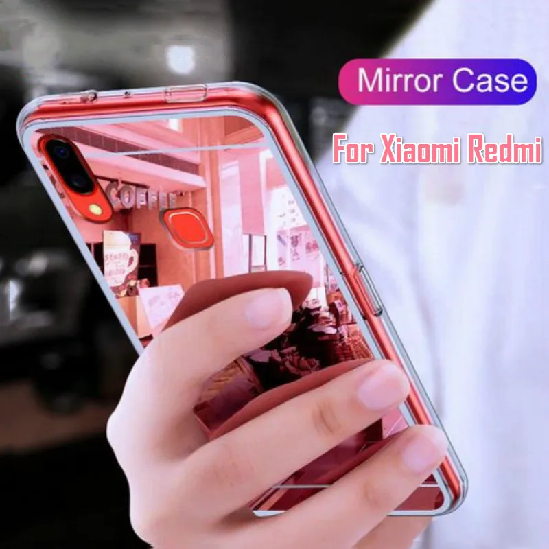 

For Xiaomi Mi 8 A2 Lite A1 5X 6X Redmi 6 6A 5A 5plus S2 Note 7 6 5 Pro 4X 4 5A Soft TPU Back Cover Full Cover Mirror Phone Case