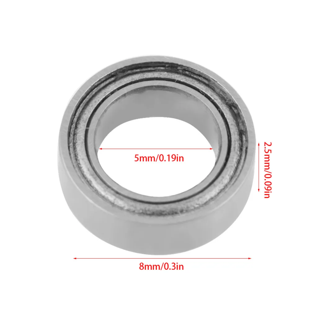 10 шт. шарикоподшипник из нержавеющей стали Mr85zz 440c Подшипники 5X8X2,5 мм экранированные миниатюрные глубокие шарикоподшипники одиночные