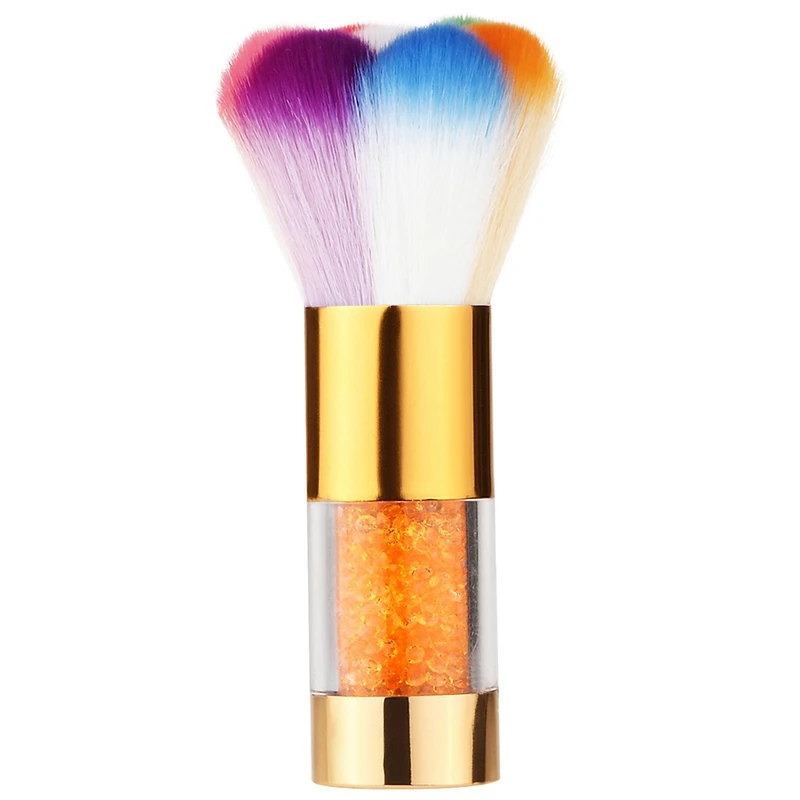 

Monja Nail Art Dust Clean Hair Treatment Brush Glitter Powder Sequin Remove Pen Manicure Tool