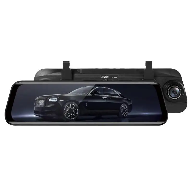

Anytek T11+ 9.66 Inch IPS Touch Screen Rearview Mirror DVR Camera 1080p+1080p Dual Lens ADAS Dash Cam G-sensor Car DVR Camera