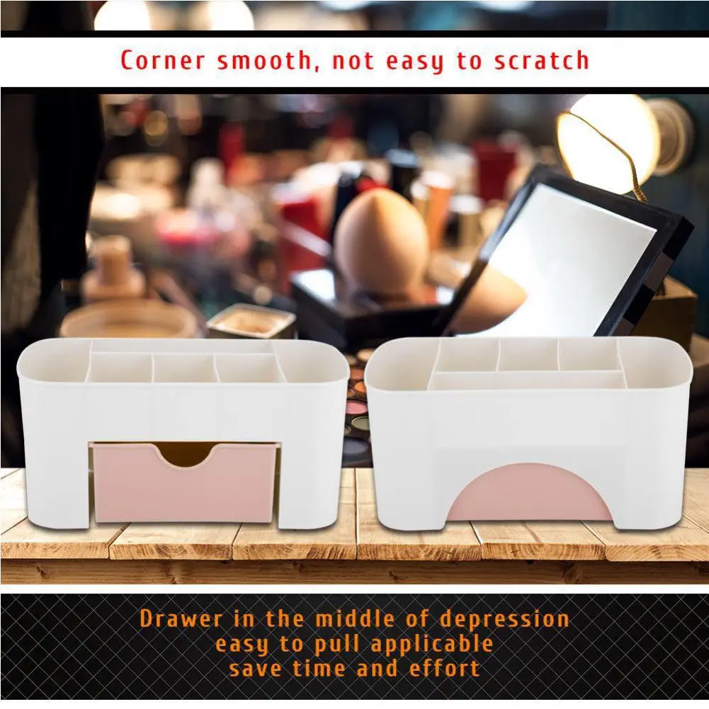 Make Up Brush Holder/Storage Pots Jewellery Case Storage Organizer Box Drawer