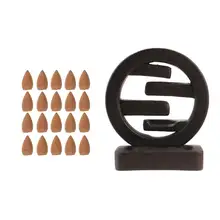 Керамическая курильница для благовоний горелка с 20 шт. ладан инновационный домашний декор ладан держатель курильница Гостиная Офис орнамент