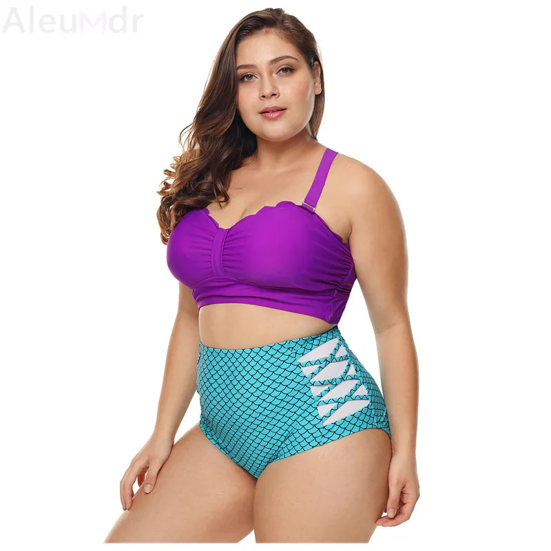 plus size mermaid bikini