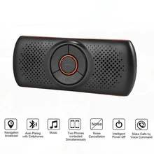 Многофункциональная Bluetooth-Колонка для телефона, поддержка Bluetooth 4,2 EDR для SIRI 3 Вт, автомобильный комплект громкой связи, адаптер MP3-плеера