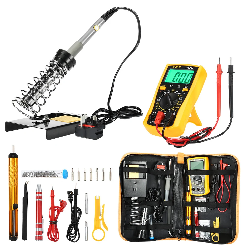 

Joyhero D60 Soldering Iron Kit With Temperature Welding Tool Protable Digital Multimeter With Efficient Heat Dissipation Z30