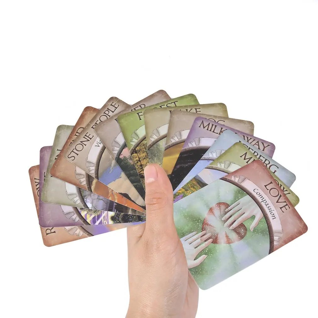 Magic Oracle Cards Earth Magic:read Fate Tarot Card Game For Personal Use Board Game A 48-card Deck And Guidebook