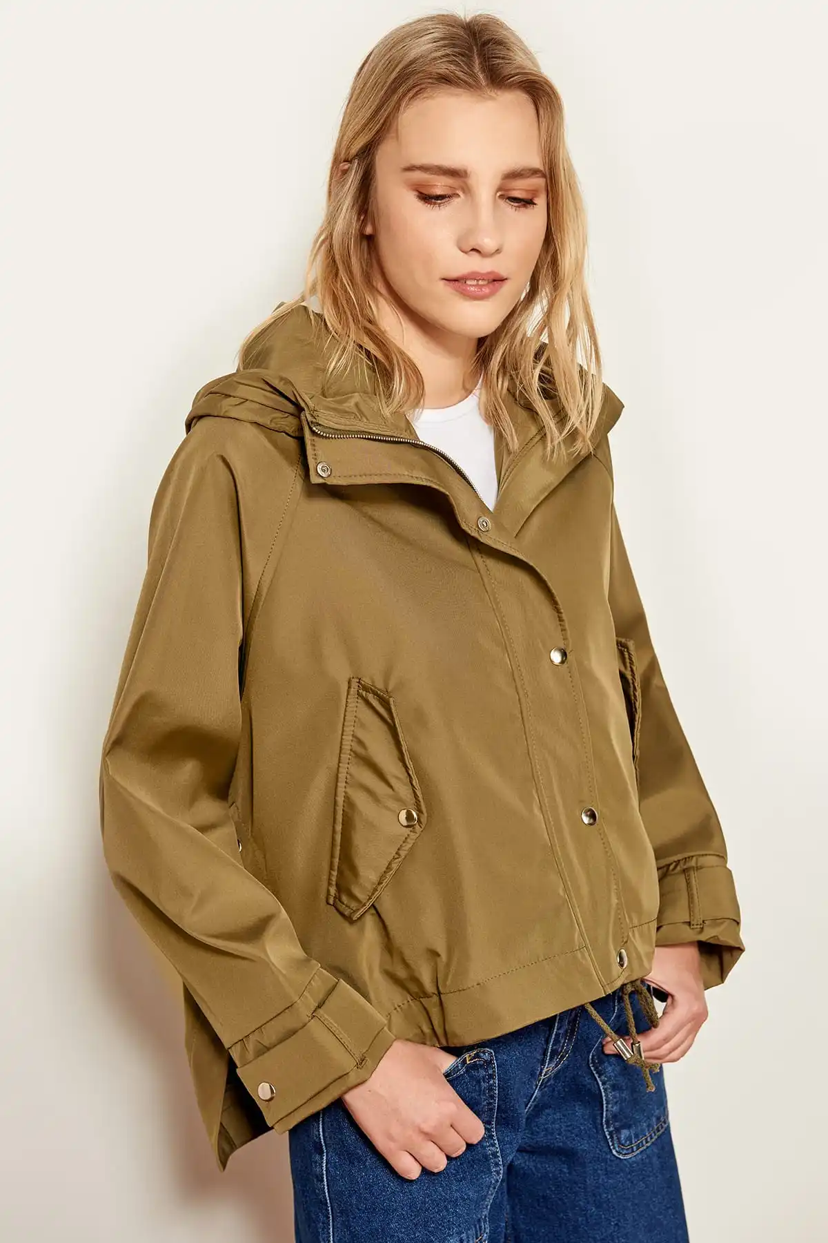 Trendyol хаки с капюшоном Monte TCLSS19ST0015|Куртки| |