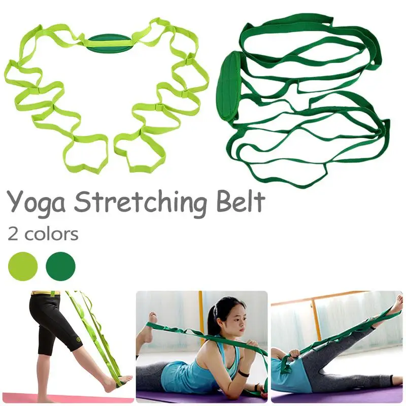

Multi-functional Yoga Stretching Belt Yoga Rope Yoga Stretching Aids Assistant Training Supplies for Leg Fitness