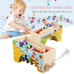 Классический шарик лабиринт деревянные развивающие технологии детские игрушки деревянная лестница для детей