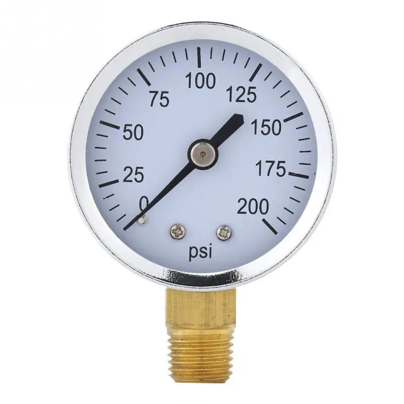 0 200psi 1/4 &quot52 мм Циферблат точный датчик давления Манометр измерительные