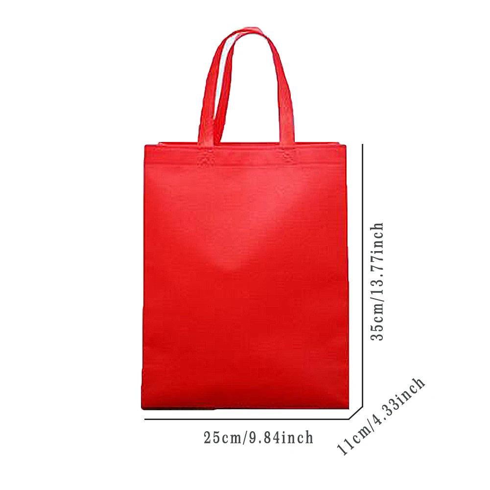 New Arrival Non-Woven Reusable Shopping Bag Large Capacity Folding Tote Grocery Bag Convenient Storage Handbag Eco Friendly Bags