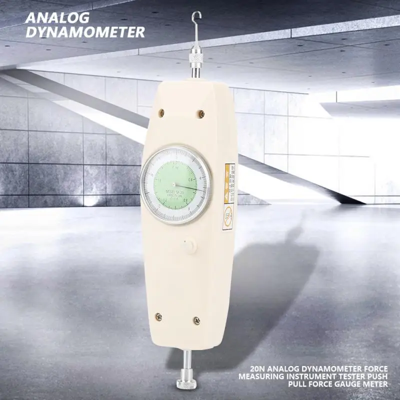 20N Analog Dynamometer Force Measuring Instrument Tester Analog Push Pull Force Gauge Force