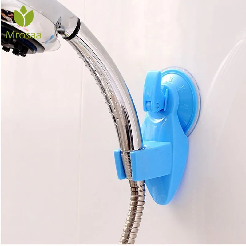 

Strong Attachable Shower Head Holder Movable Bracket Bathroom Seat Chuck Holder Powerful Suction Type Shower Fixed Bracket