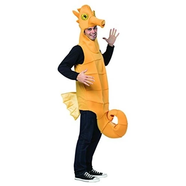 Morris GC6704 Mens Seahorse Costume Brown &amp Orange - One Size |