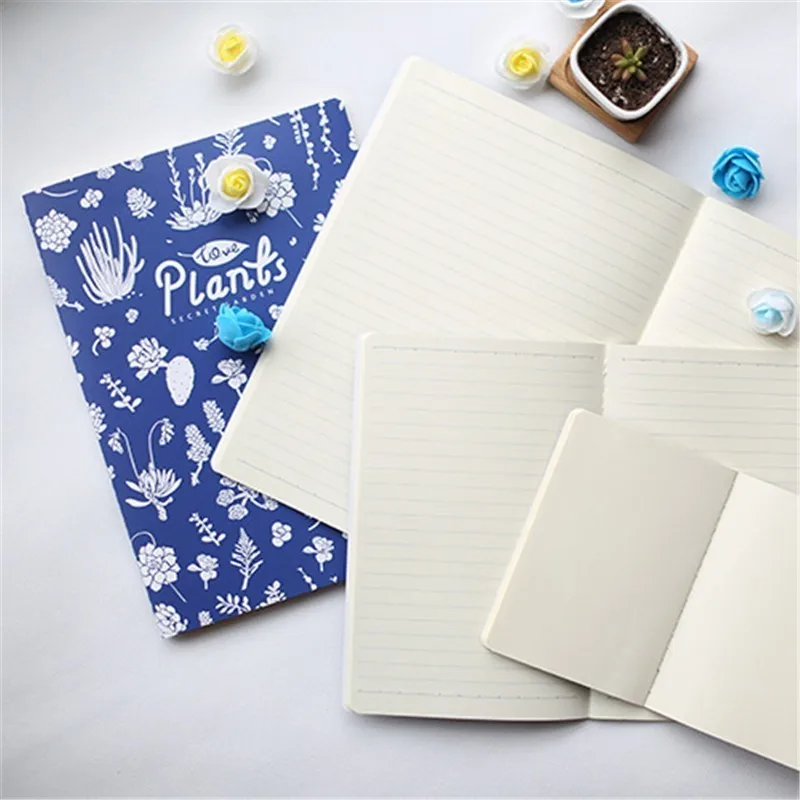 

1PC Flowers Vintage Sketchbook Bullet Journal Cute Notebook Paper Weekly Planner Accessories Stationery Diary Agenda 01652
