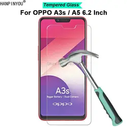 Для OPPO A3s/A5 6,2 "новый уровень твердости 9H 2.5D ультра-тонкий прочное закаленное стекло Экран протектор Защитите Guard