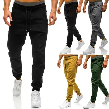 

Mens Trousers Slim Fit Sports Jogging Casual Sweatpants Bottoms Track Pants M-3XL