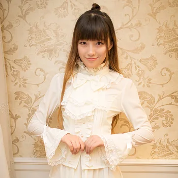 

2019 Real New Arrival Autumn Female Lolita Japanese Princess Lace Dress Suit Skirt Unlined Upper Garment To Render