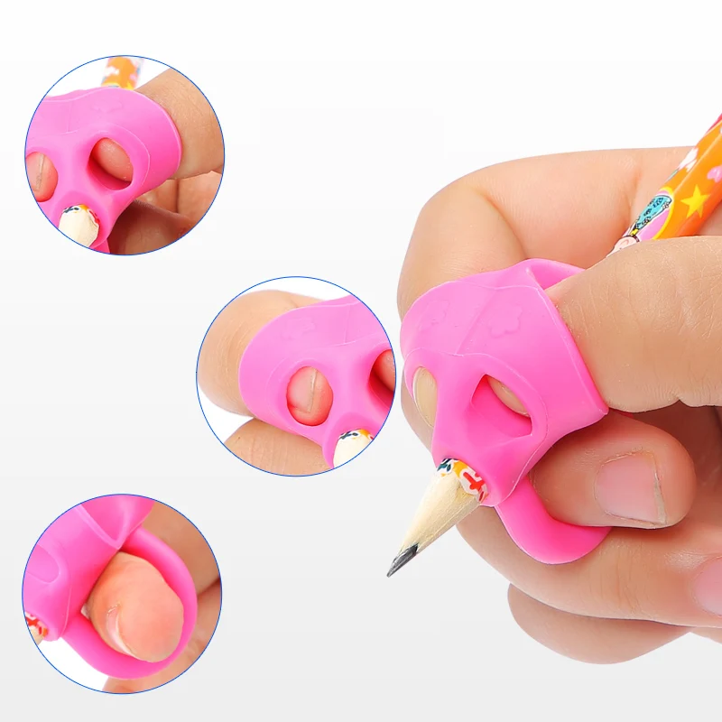 

3Pcs/Set Cute Pen Grips Creative Three Finger Pen Grips For Kids Writing Posture Corrector Tools School Supplies Stationery
