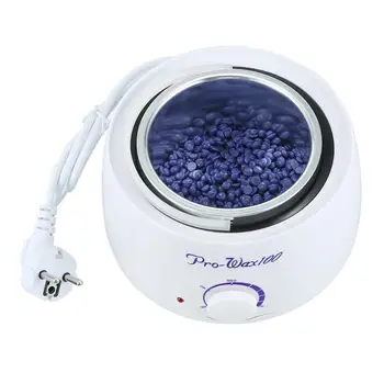 

New Hot Paraffin Wax Heater Machine Hair Epilator with 300g Wax Beans + 5pcs Spatula Sticks Depilatory Salon Beauty Tool