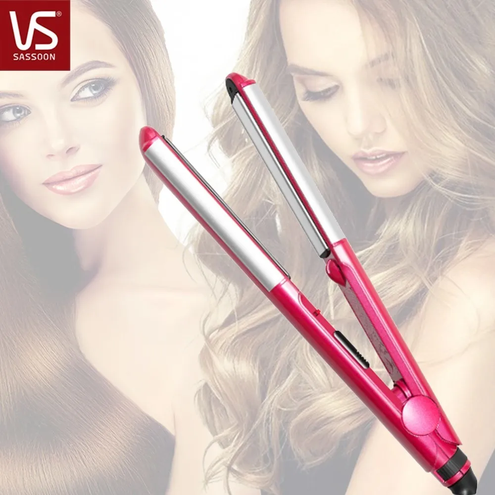 

VS Curler Straightener Hair Iron Curling Mini Portable Electric Splint Styling Tools Straightening Salon Barber Accessories