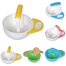 Детские пищевые комбинаты, Детские Обучающие блюда, шлифовальная чаша, ручная работа, шлифовальная еда, фруктовые добавки, Детские принадлежности