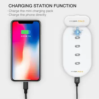 

Finger Pow Mini Magnetic Charging Power Bank Portable Emergency Fast Charging Power Bank For IPhone Android Type C Smartphones