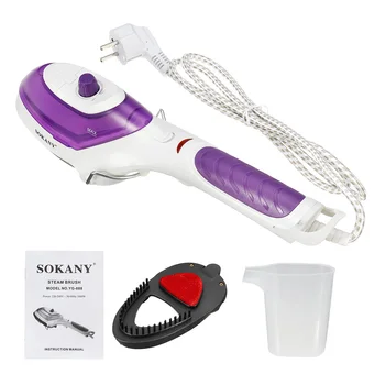 

Sokany 888 Portable Handheld Garment Steamer For Home Travelling Electric Clothes Steam Brush Cleaning Steam Iron 220V EU Plug