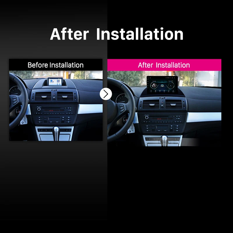  Harfey Android 81 9 pulgadas del coche GPS de radio unidad reproductor para 2004 2005 2007-2012 BMW