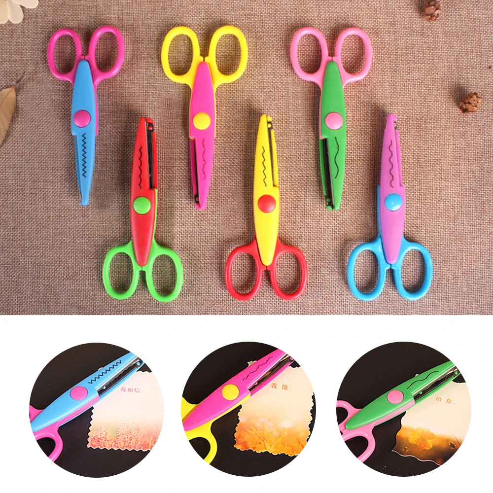 

High Quality New Children Kids Scissors DIY Cute Decor Photo Props for Scrapbook Photos Frame Decor Photo Album