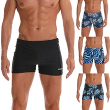 Модные Повседневные тонкие мужские трусы-боксеры с принтом, плавки, плавки, одежда для плавания, Пляжные штаны, нижнее белье