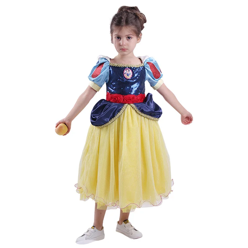 

Kids Snow White Costume For Girls Snow White Dresses Children Princess Cosplay Halloween Costume For Kids Birthday Party Clothes