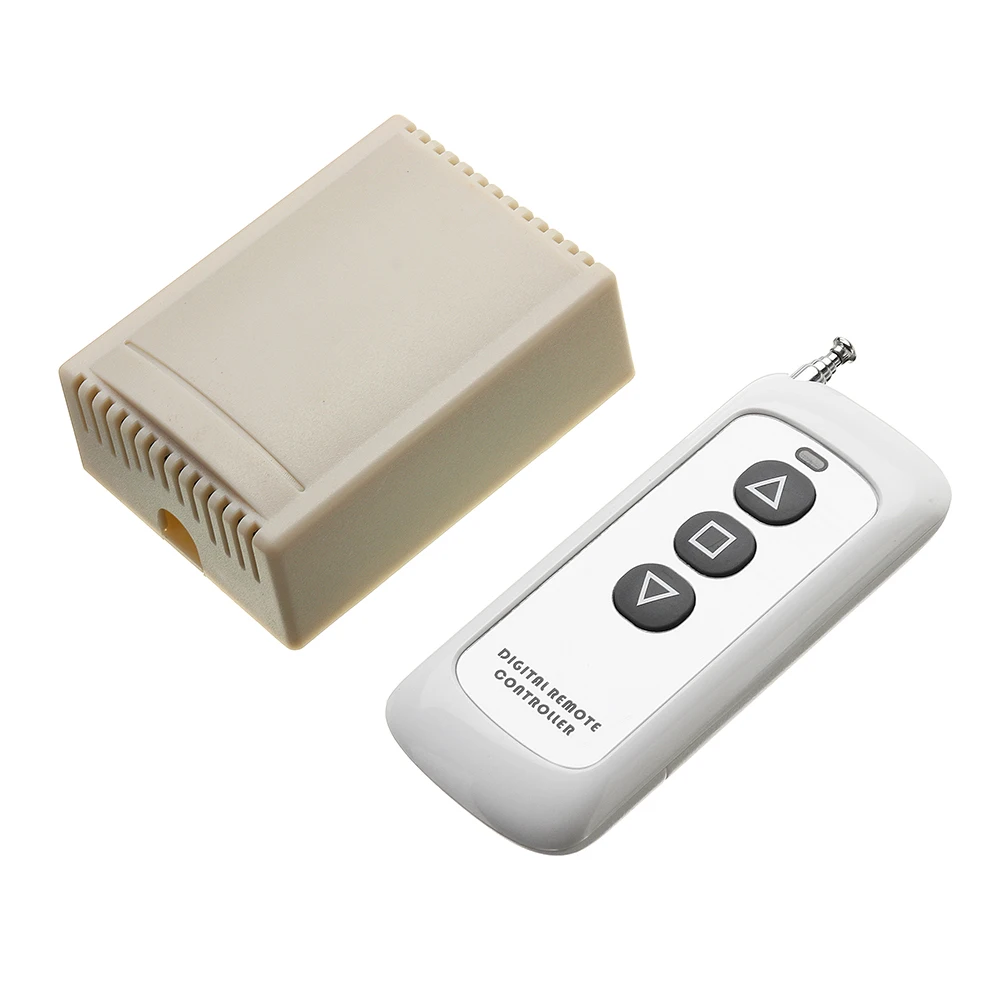 

1 Set NEW 315MHz 12V Motor Forward Reverse Controller Wireless Remote Control Switch With 3 Button Transmitter