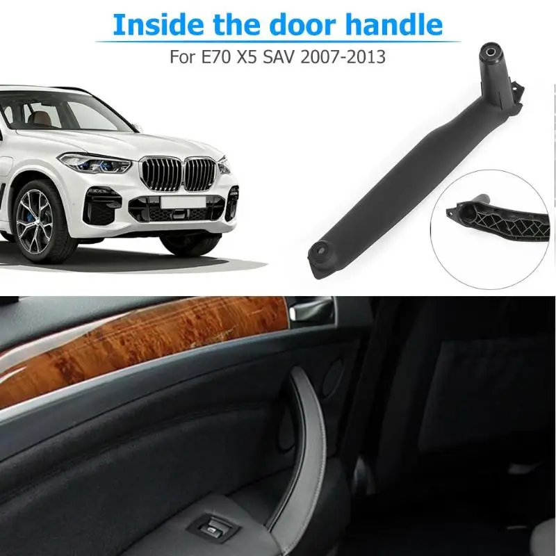 1 шт. Автомобильная ЛЕВАЯ ВНУТРЕННЯЯ Дверная панель Ручка Накладка для BMW E70 X5 E71 E72
