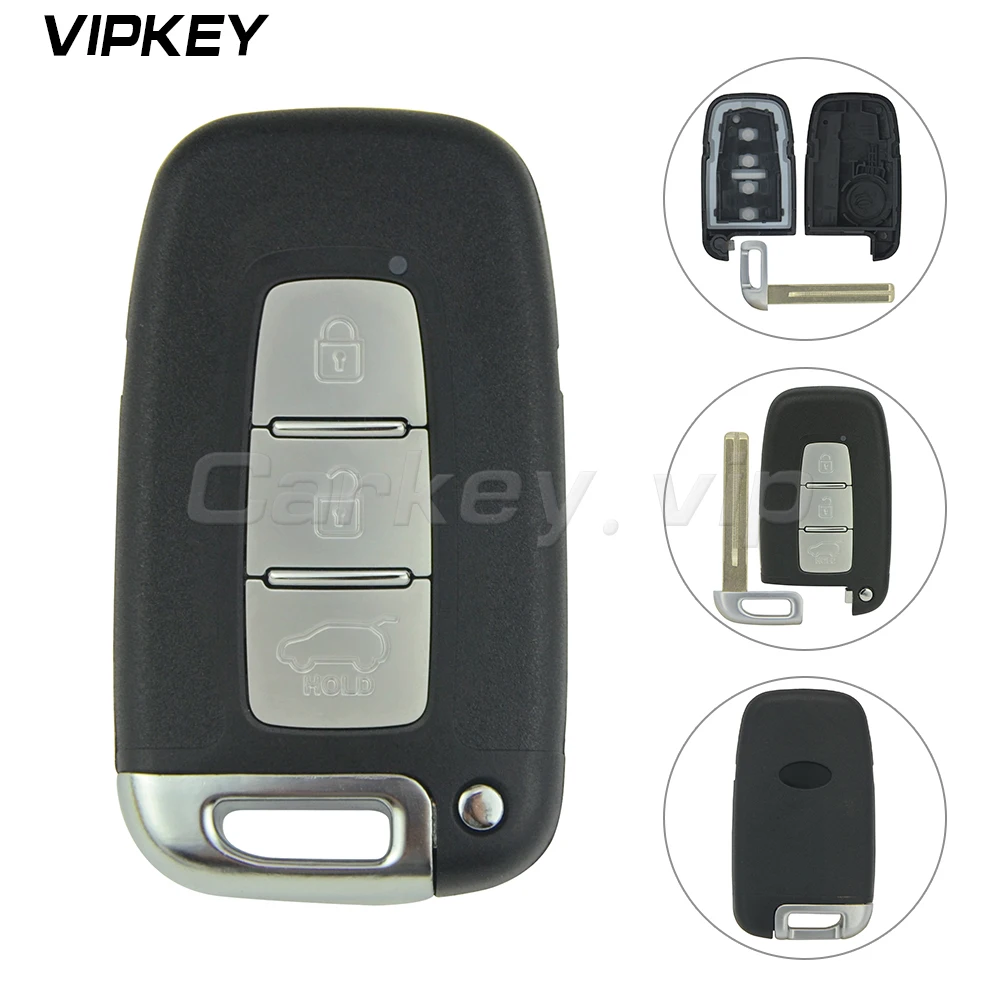 

Remotekey 3 button replacement Smart case cover shell for Hyundai IX35 Accent Elantra Veloster